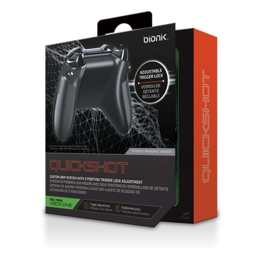 Pelit - lisävarusteet - bionik Quickshot Custom Rubber Grips with Dual Set - Miscellaneous Lisävarusteet pelikonsoleille - Microsoft Xbox One - 845620090112
