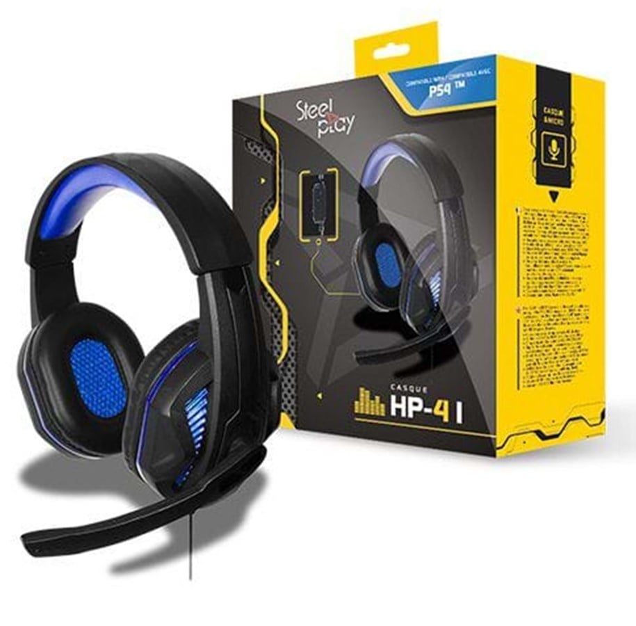 Pelit - lisävarusteet - Steelplay HP-41 Wired Gaming Kuulokkeet - Wired Headset - Sony PlayStation 4 - 3760210998876