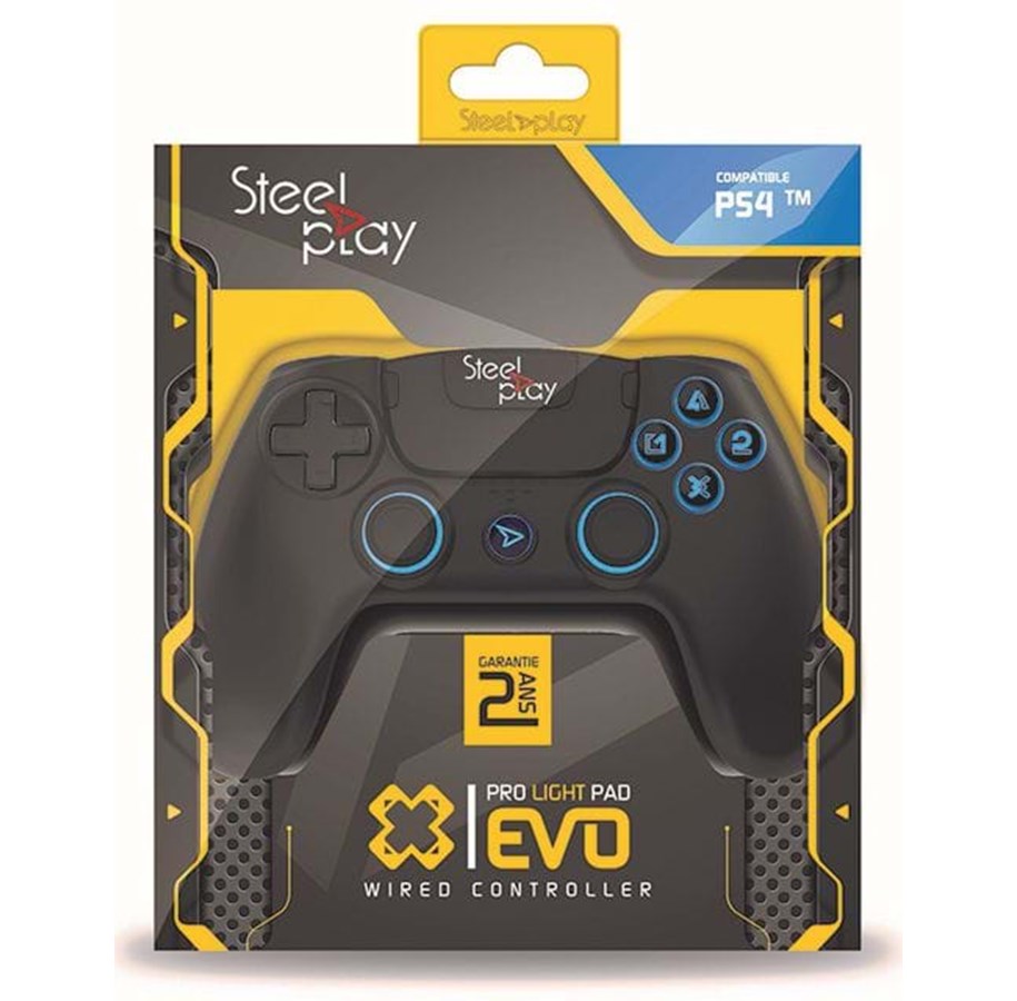 Pelit - lisävarusteet - Steelplay Pro Light Pad EVO Wired Controller - Wired Controller - Sony PlayStation 4 - 3760210998913