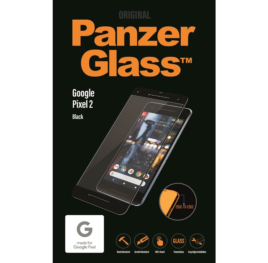 Puhelintarvikkeet - Näytönsuojat - PanzerGlass Google Pixel 2 näytönsuojaaja - PANZER4753