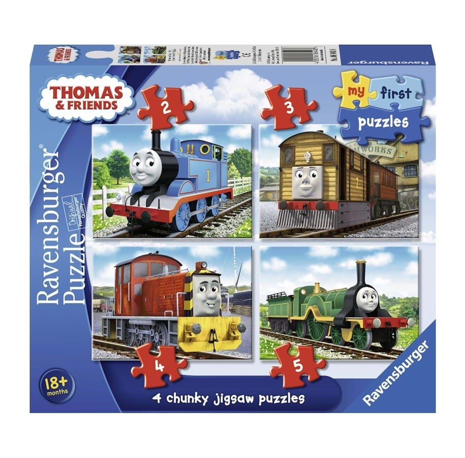 Palapelit - Ravensburger Thomas & Friends puzzle 4 in 1 - 69408