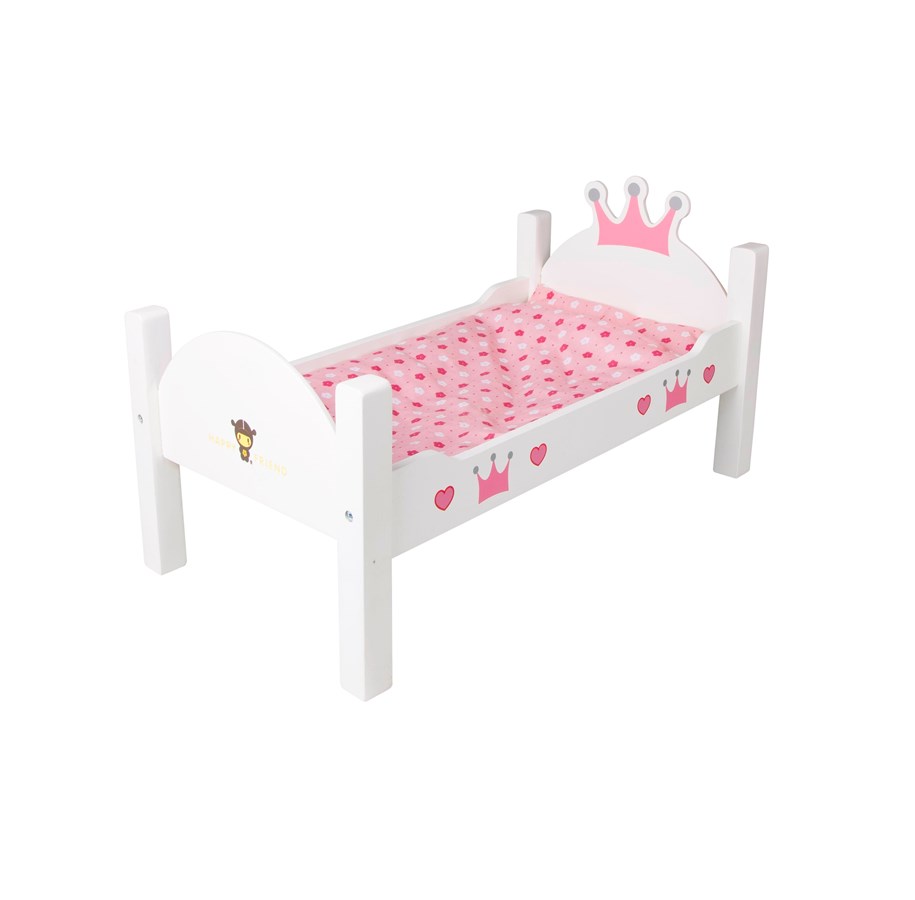 Nuket, pehmolelut ja oheistarvikkeet - Happy Friend HF Princess Doll Single Bed - 504009
