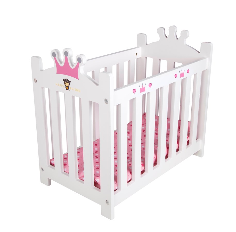 Nuket, pehmolelut ja oheistarvikkeet - Happy Friend Princess Doll Cot - 504006