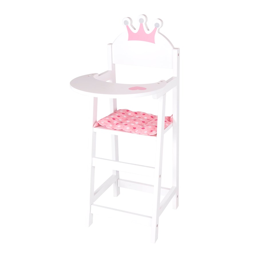 Nuket, pehmolelut ja oheistarvikkeet - Happy Friend HF Princess Doll High Chair - 504005