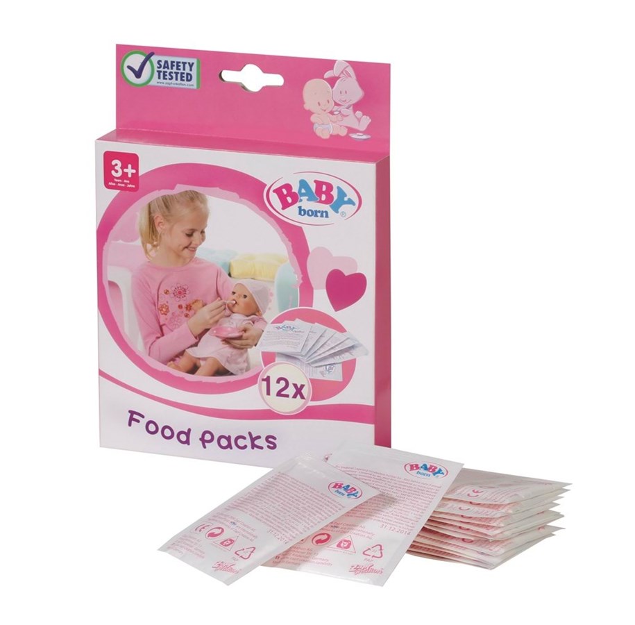 Nuket & tarvikkeet - Baby Born Ruoka 12 Sachets - 779170