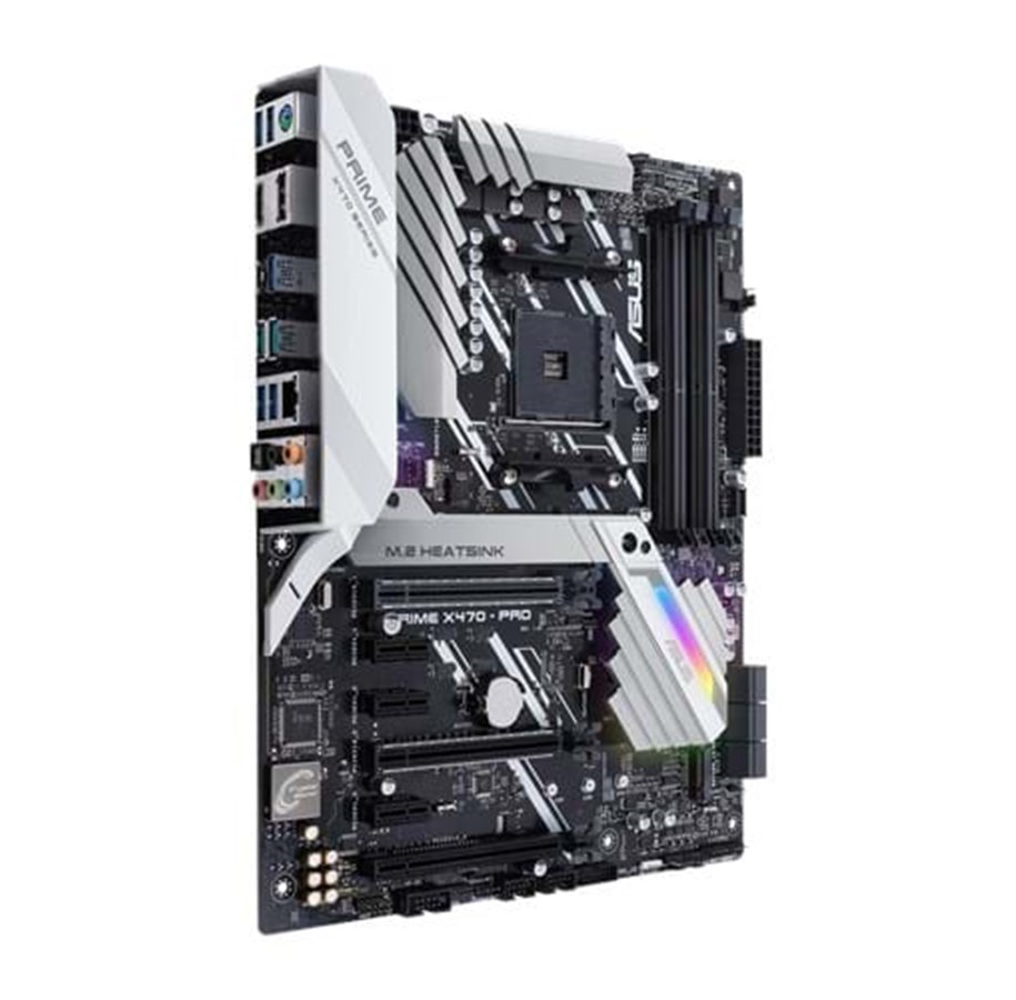 Emolevy - ASUS PRIME X470-PRO Emolevy - AMD X470 - AMD AM4 socket - DDR4 RAM - ATX - 90MB0XG0-M0EAY0