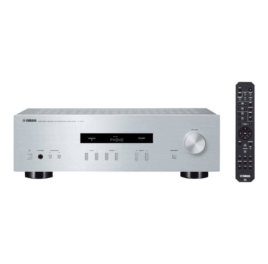HiFi - AV-vastaanotin / Vahvistin - Yamaha A-S201 - forstærker - Vahvistin - hopea - AAS201SI