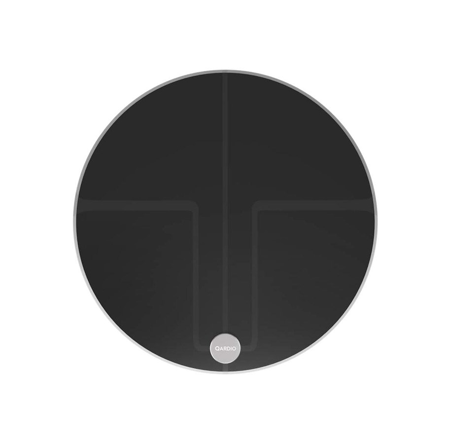 Henkilövaa'at - Qardio Base 2 - badevægte - vulkan-sort - B200-IVB