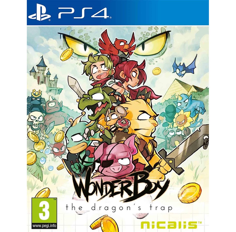 Pelit - Wonder Boy: The Dragon's Trap - Sony PlayStation 4 - Toiminta - 5060264372287