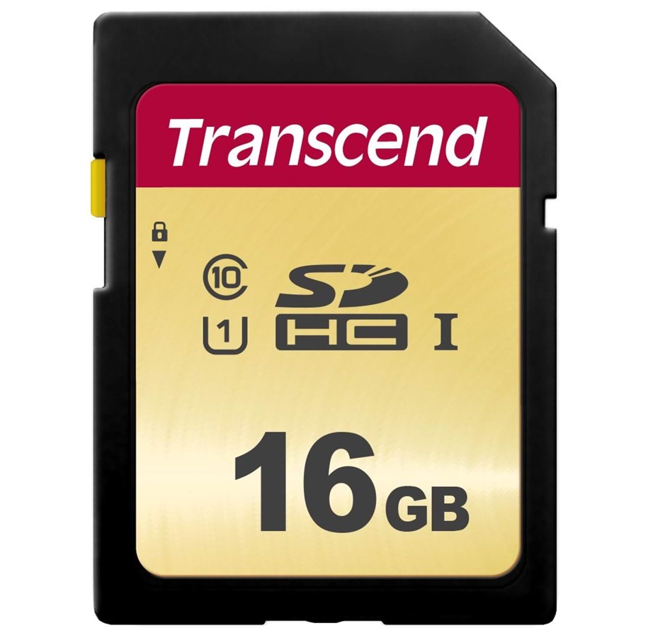 Muistikortti - Transcend 500S SDHC UHS-1 - 16GB - TS16GSDC500S