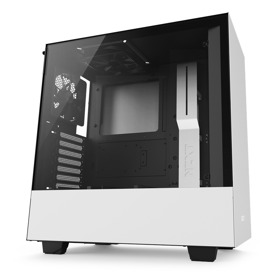 Kotelot - NZXT H500 Matte White - Kotelot - Miditower - Valkoinen - CA-H500B-W1