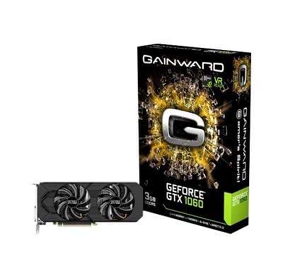 Näytönohjaimet - Gainward GeForce GTX 1060 DUAL - 3GB GDDR5 RAM - Näytönohjaimet - 426018336-3798