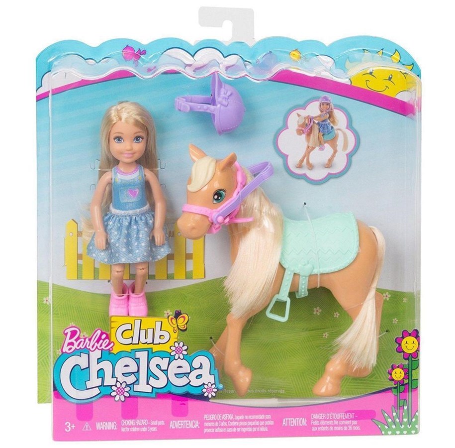 Nuket, pehmolelut ja oheistarvikkeet - Barbie CHELSEA & PONY DYL42 - DYL42