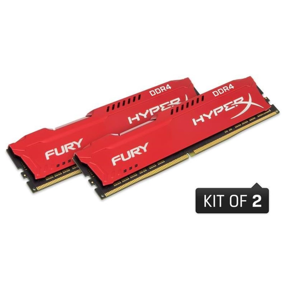 RAM - Kingston HyperX Fury DDR4-3466 RD C19 DC - 16GB - HX434C19FR2K2/16