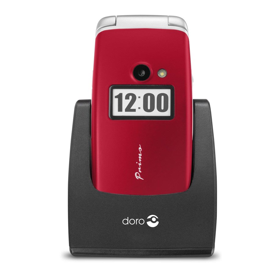 Puhelimet - Doro Primo 413 - Red - 360014