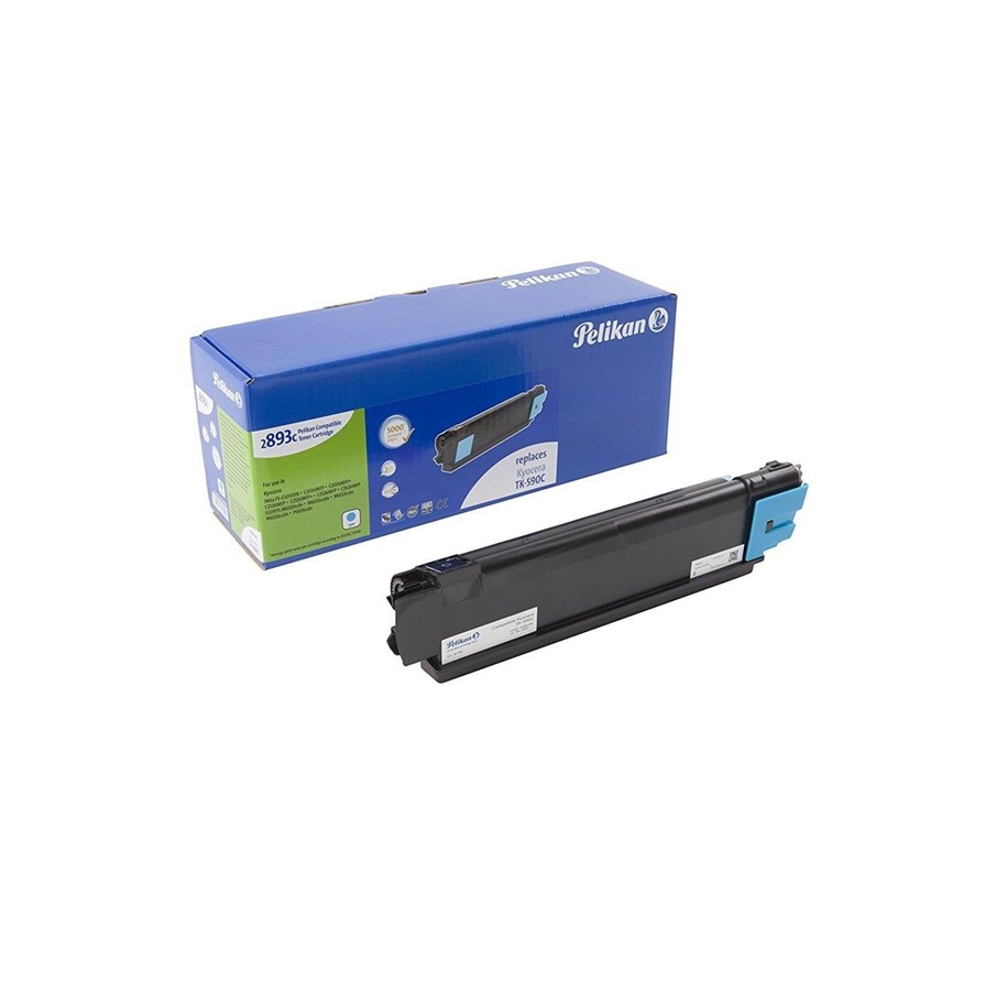 Mustepatruunat, värikasetit ja lisävarusteet - Pelikan Toner Kyocera TK-590C comp.  cyan - 4284204