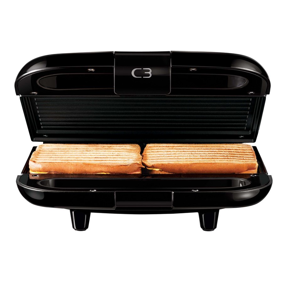 Pöytägrilli - C3 30-10720 - grill - Musta - 30-10720