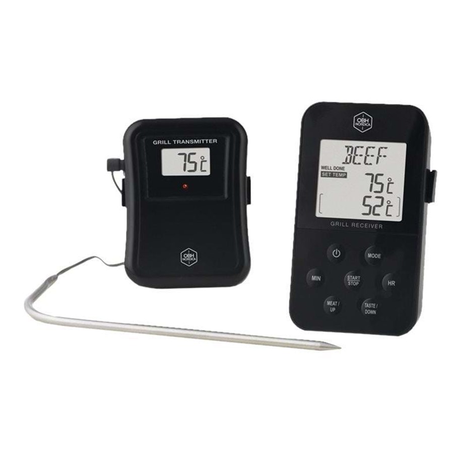 Grillit ja tarvikkeet - OBH Nordica 4771 - cooking thermometer - black - 13494771