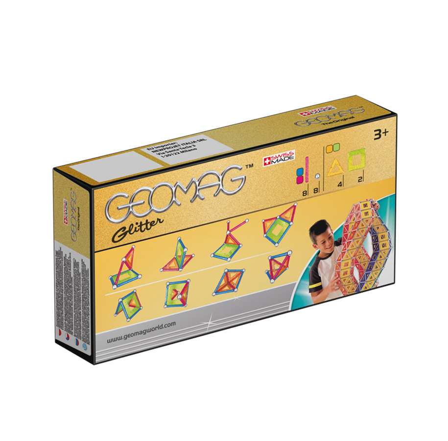 Rakennussarjat - Geomag Glitter 22 - GM530