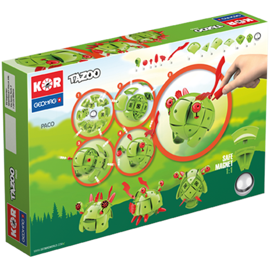 Rakennussarjat - Geomag KOR Tazoo Paco - GM602