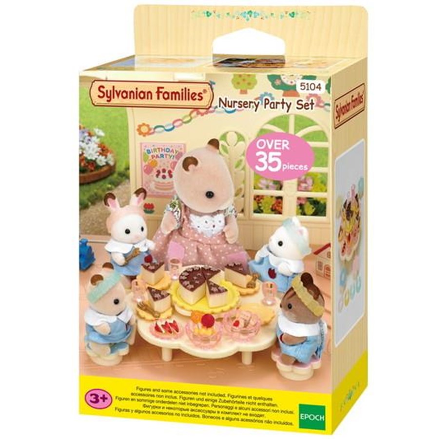 Nuket, pehmolelut ja oheistarvikkeet - Sylvanian Families Nursery Party Set - SYLVAN-5104