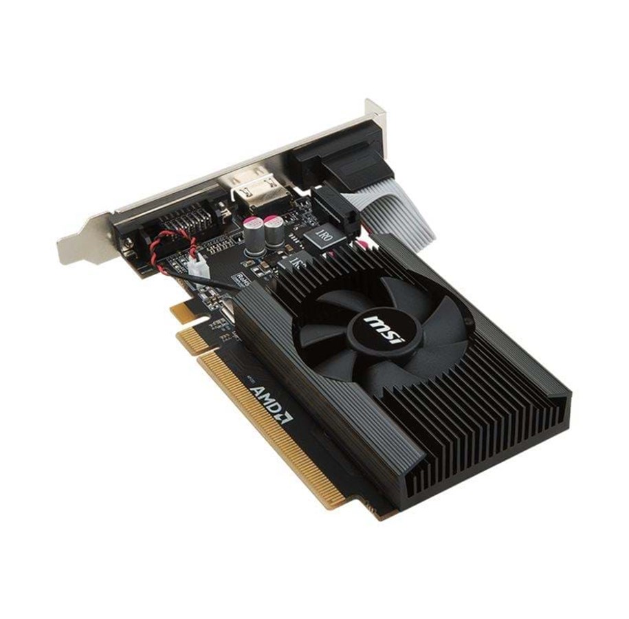 Näytönohjaimet - MSI Radeon R7 240 - 2GB GDDR3 RAM - Näytönohjaimet - R7 240 2GD3 64B LP