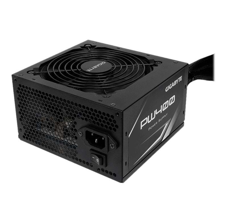 Virtalähde - GIGABYTE PW400 Virtalähde - 400 Watt - 120 mm - ATX - 80 Plus Valkoinen sertifioitu - GP-PW400