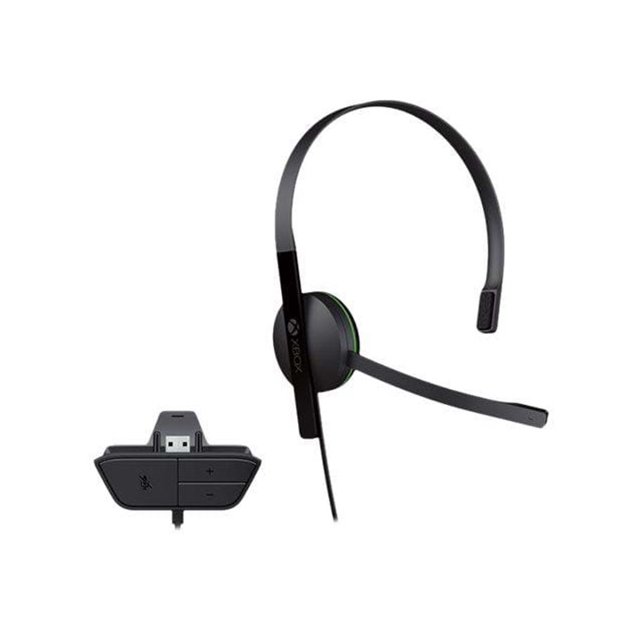 Pelit - lisävarusteet - Microsoft Xbox One Chat Kuulokkeet - Wired Headset - Microsoft Xbox One S - S5V-00015