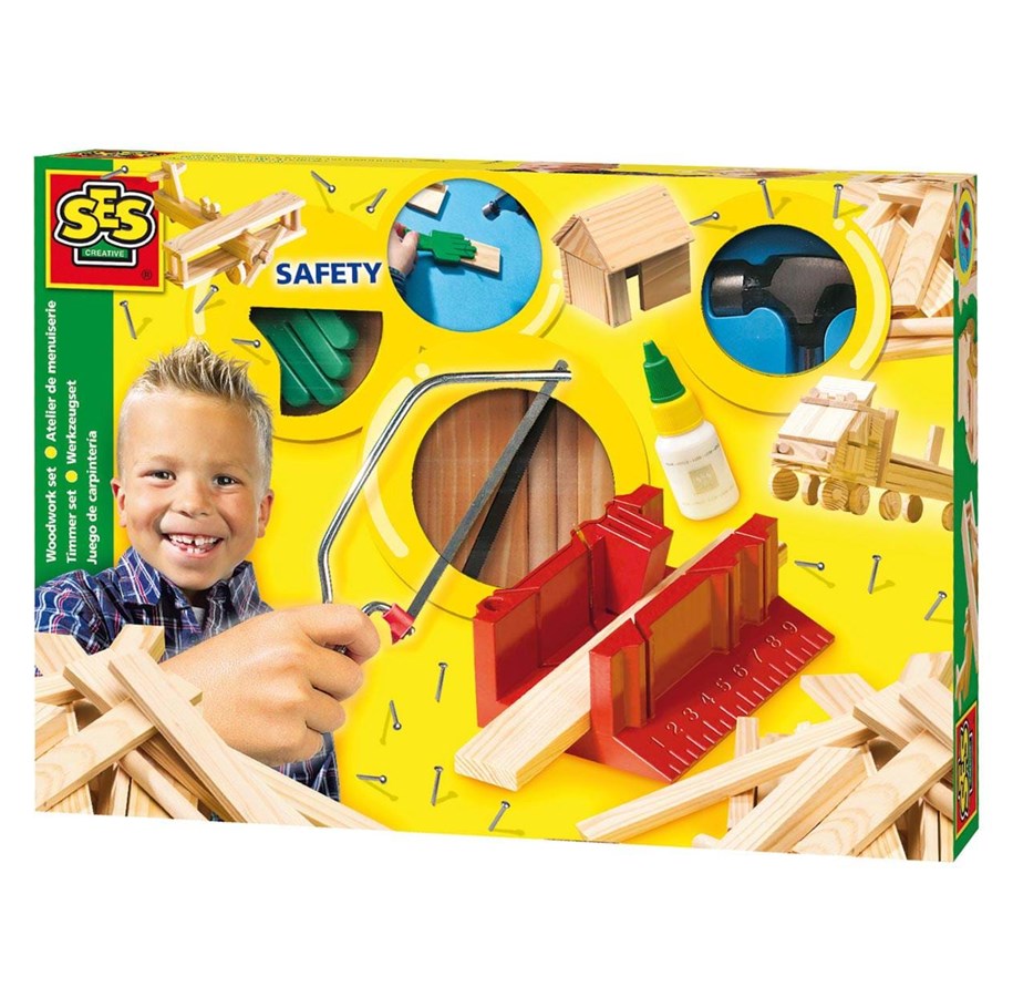 Rakennussarjat - SES Creative Timmerset Deluxe - 8710341009441