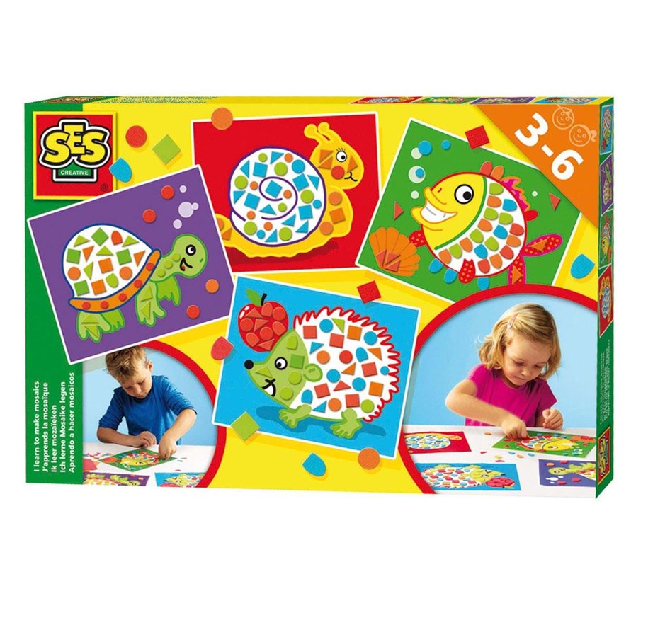 Luovat leikit - SES Creative Opin tekemään mosaiikkeja. - 8710341148270