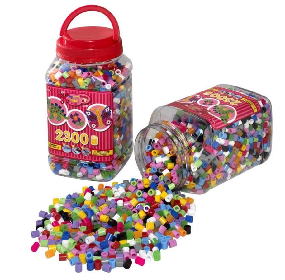 Luovat leikit - Hama Ironing Beads Maxi in Pot 2300st. - 8586