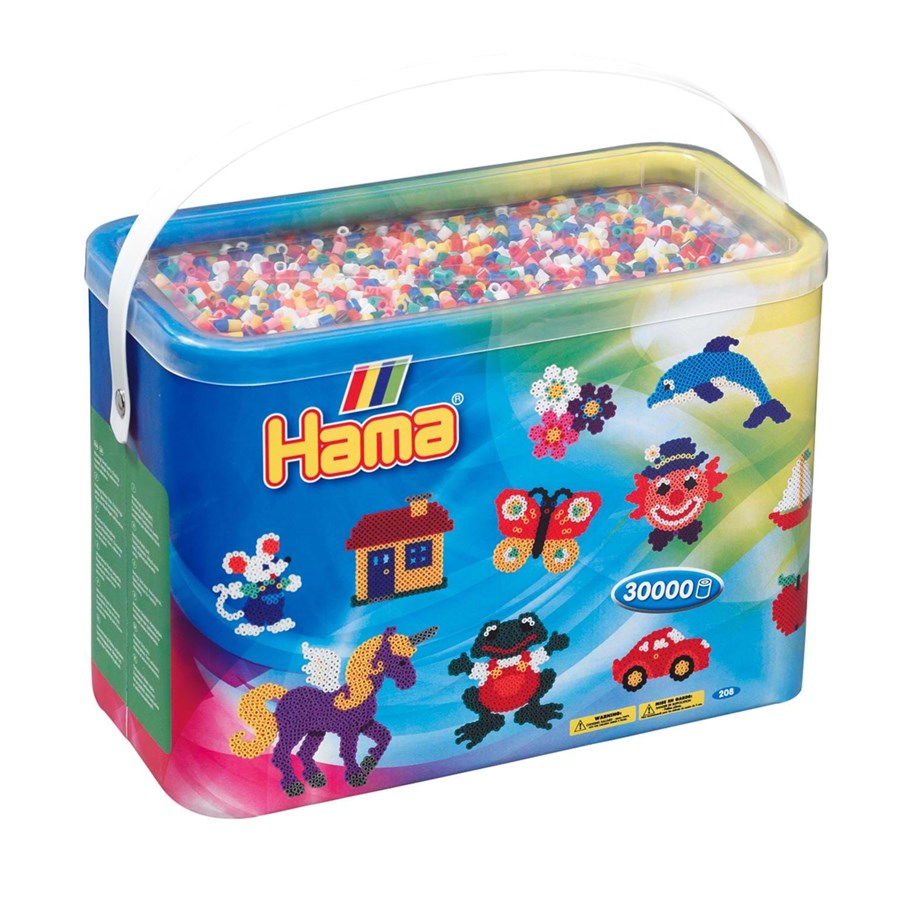 Luovat leikit - Hama Ironing Helmet in Bucket-Mix standard 30.000pcs - 208-00