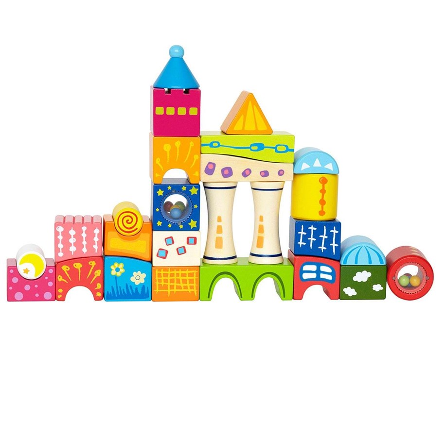 Puulelut - Hape Blocks Castle - HA-0418