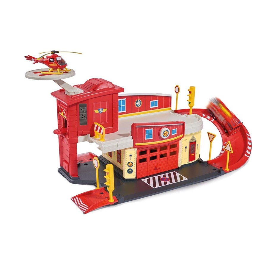 Leluautot - Dickie Fireman Sam Fire Station - 203099623
