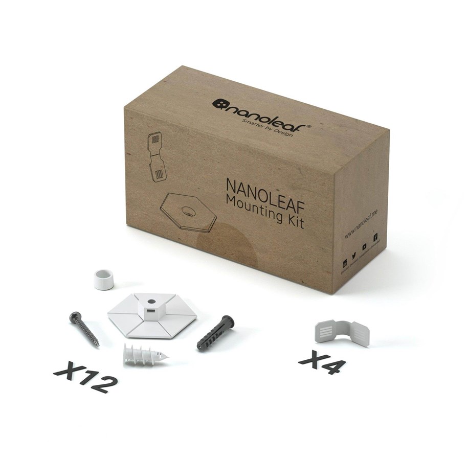 Smart Home - Älykoti - Nanoleaf Light Panels Screw Mount Kit - NL25-0001