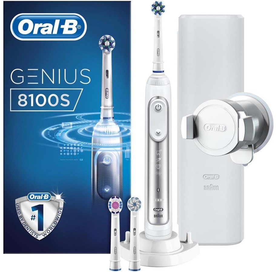 Sähköhammasharjat - Oral-B Sähköhammasharja Genius 8100S - 4210201203155