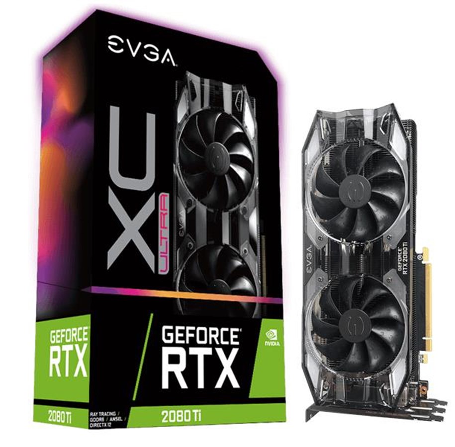 Näytönohjaimet - EVGA GeForce RTX 2080 Ti XC Ultra RGB LED - 11GB GDDR6 RAM - Näytönohjaimet - 11G-P4-2383-KR