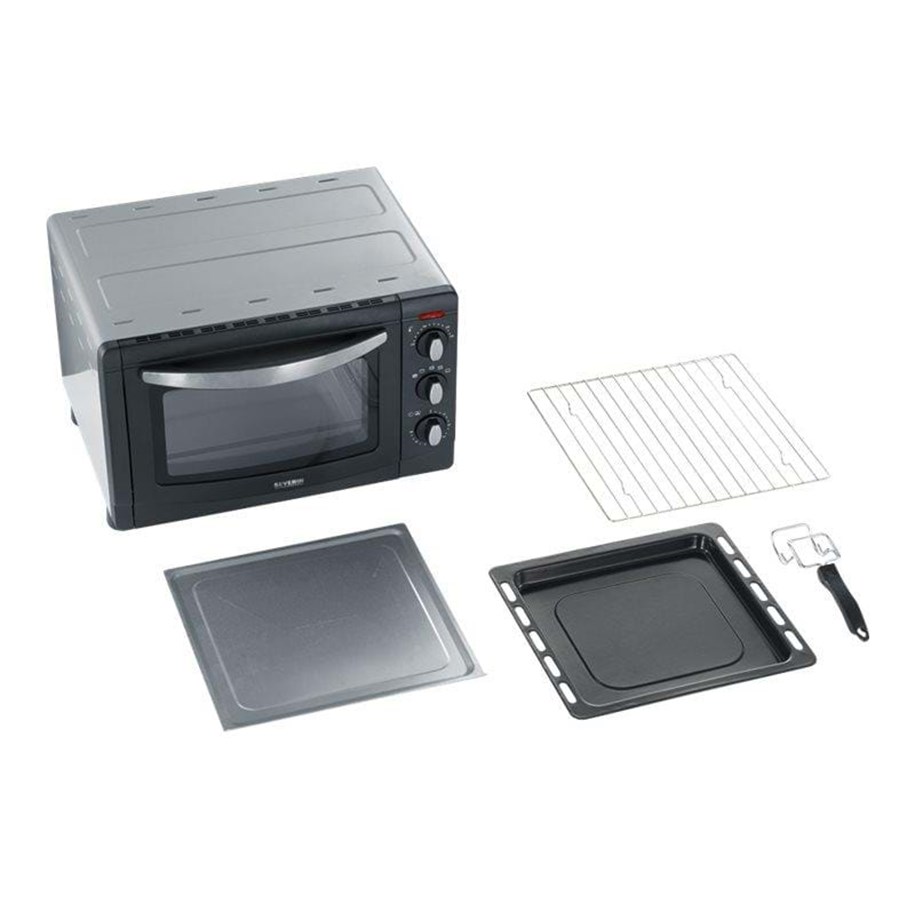Mini- ja mikroaaltouunit - SEVERIN TO 2060 - electric oven - black / silver - TO 2060