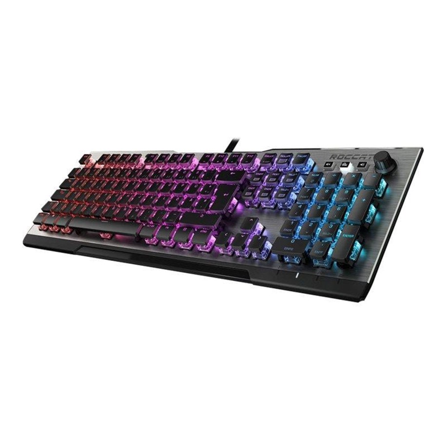 Näppäimistöt - ROCCAT Vulcan 100 AIMO - ND - Pelinäppäimistö - Pohjoismainen - Musta - ROC-12-414-BN