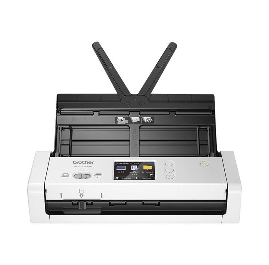 Skannerit - Brother ADS-1700W - asiakirjaskanneri - työpöytämalli - USB 2.0 Wi-Fi(n) - ADS1700WTC1