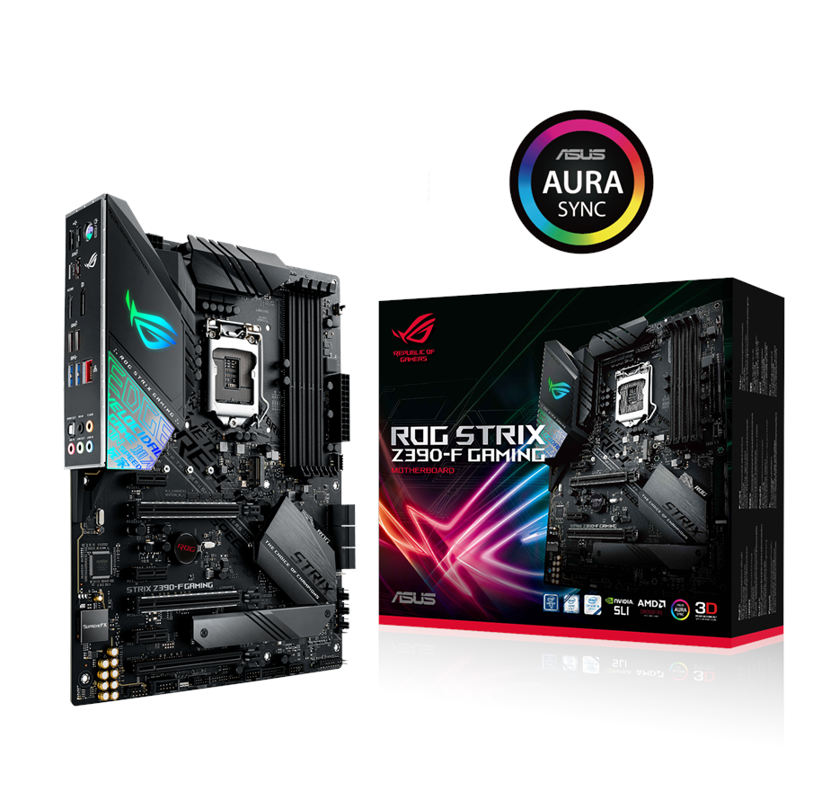 Emolevy - ASUS ROG STRIX Z390-F GAMING Emolevy - Intel Z390 - Intel LGA1151 socket - DDR4 RAM - ATX - 90MB0YG0-M0EAY0