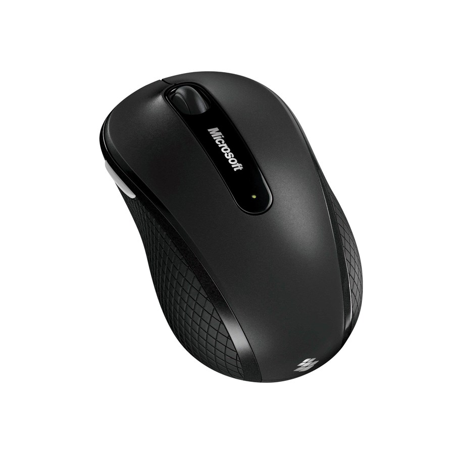 Hiiret - Microsoft Langaton Mobile Mouse 4000 - Hiiri - Optinen - 4 painiketta - Musta - D5D-00133