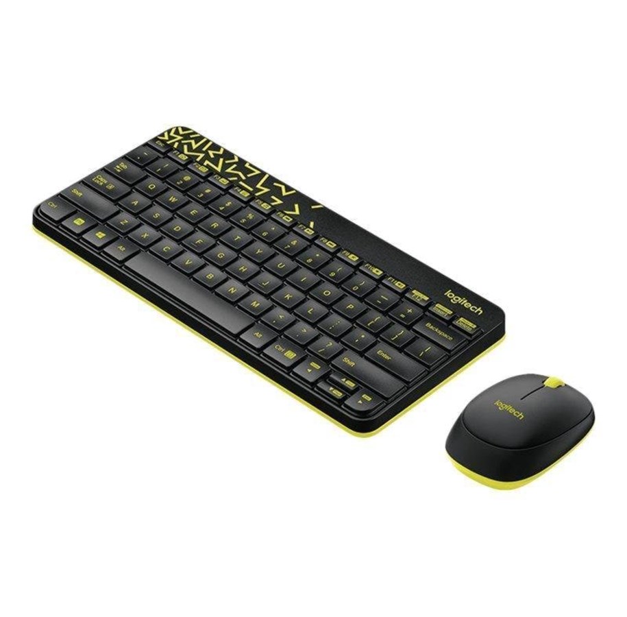 Näppäimistöt - Logitech MK240 NANO - TUR - Näppäimistö ja Hiirisetti - Turkkilainen - Musta - 920-008215