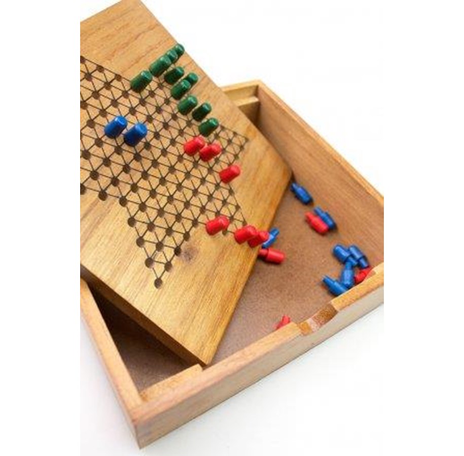 Lautapelit - Tactic Classic Chinese Checker - small wooden (Dansk) - 14027
