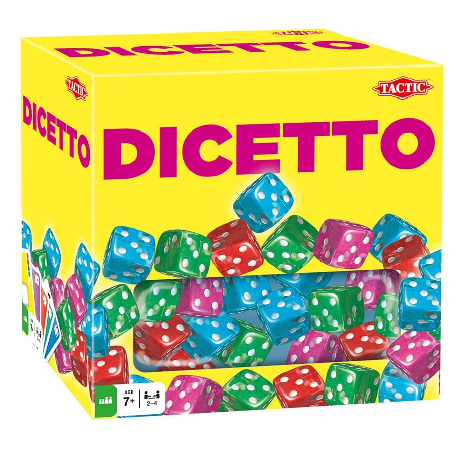 Lautapelit - Tactic Dicetto multi (Dansk) - 53223