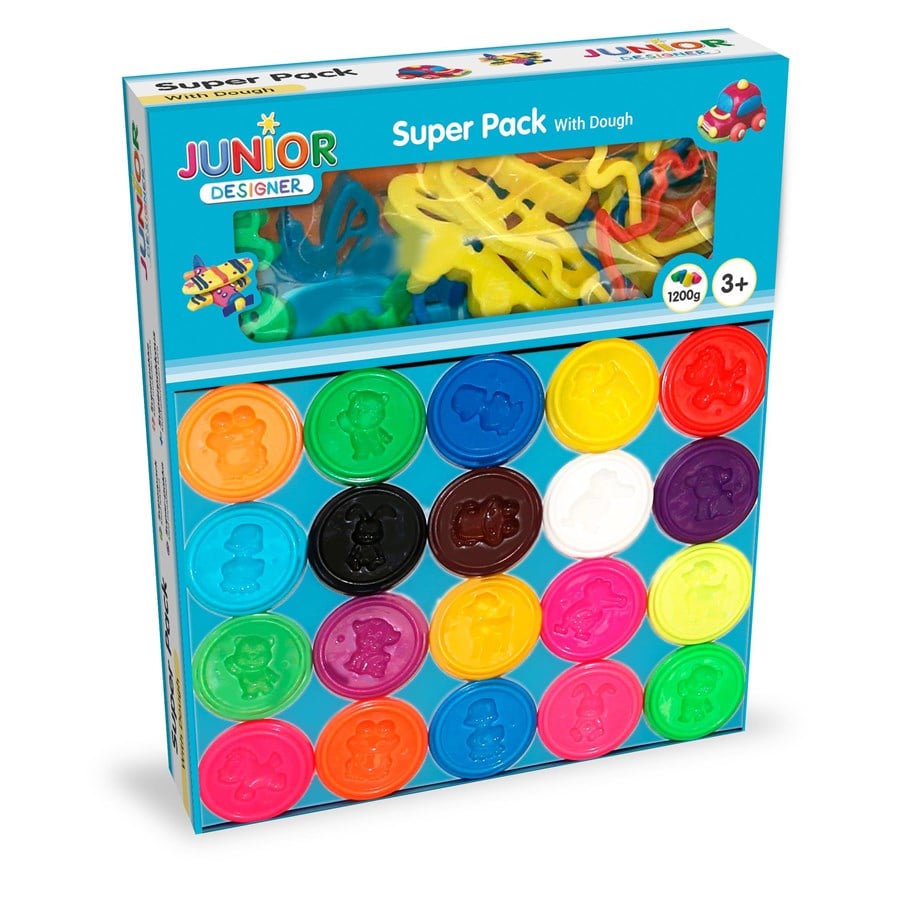 Rakennussarjat - Junior Designer Taikina Super Pack - 506007