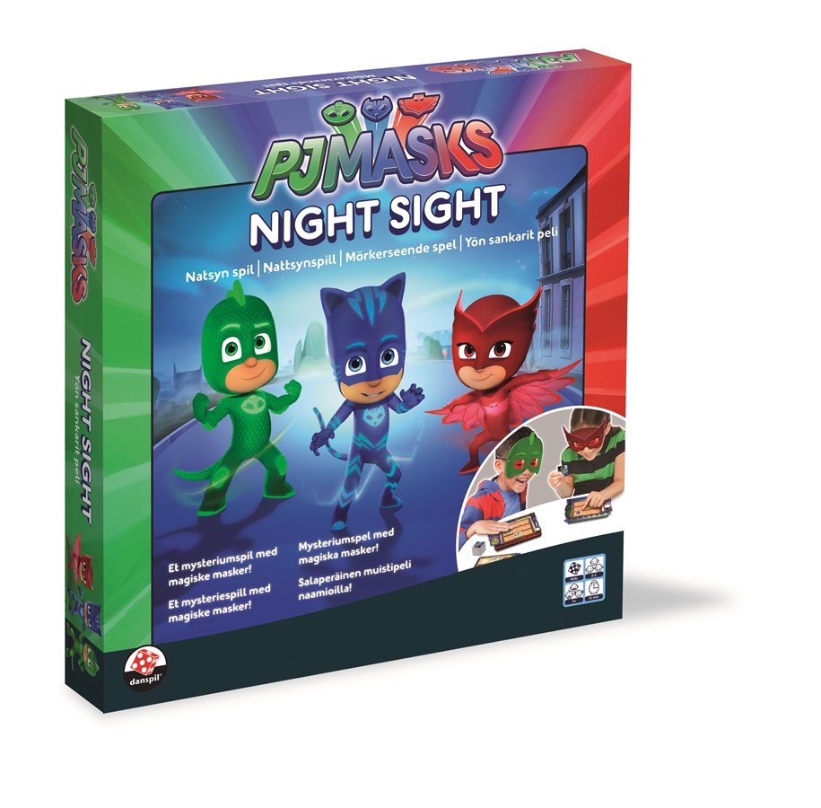 Lautapelit - Danspil PJ Masks Night Sight Game - 514050