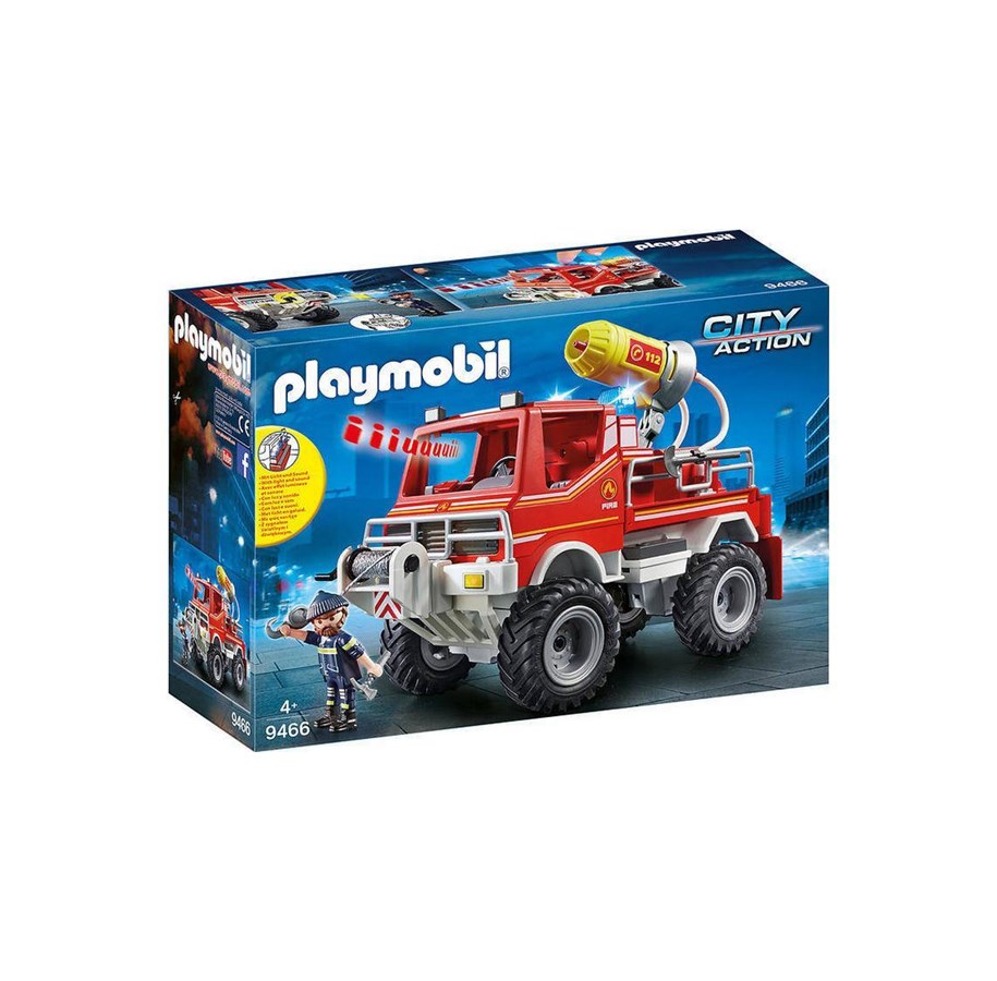 Playmobil - Playmobil Kaupunkitoimintaa - Palokunnan auto - 9466