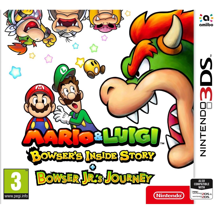 Pelit - Mario & Luigi: Bowser’s Inside Story + Bowser Jr’s Journey - Nintendo 3DS - RPG - 201264201264