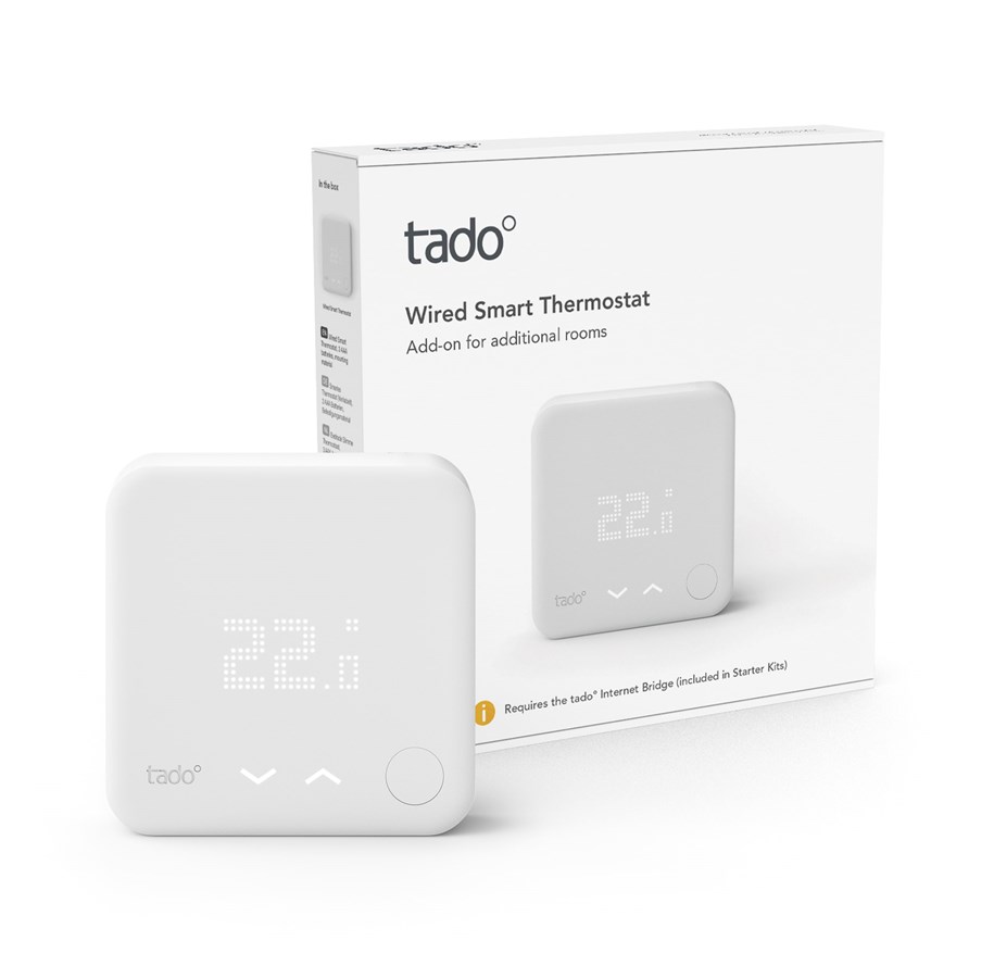 Smart Home - Älykoti - tado Langallinen älytermostaatti - Lisäosa - TAD-103106